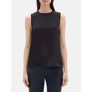 Femme by Design Women's Sleeveless‎ Shell Top in Black Small MSRP $39